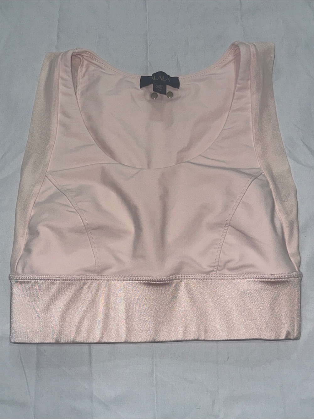 Alala Blush Pink Scoop-Neck Sports Bra‎